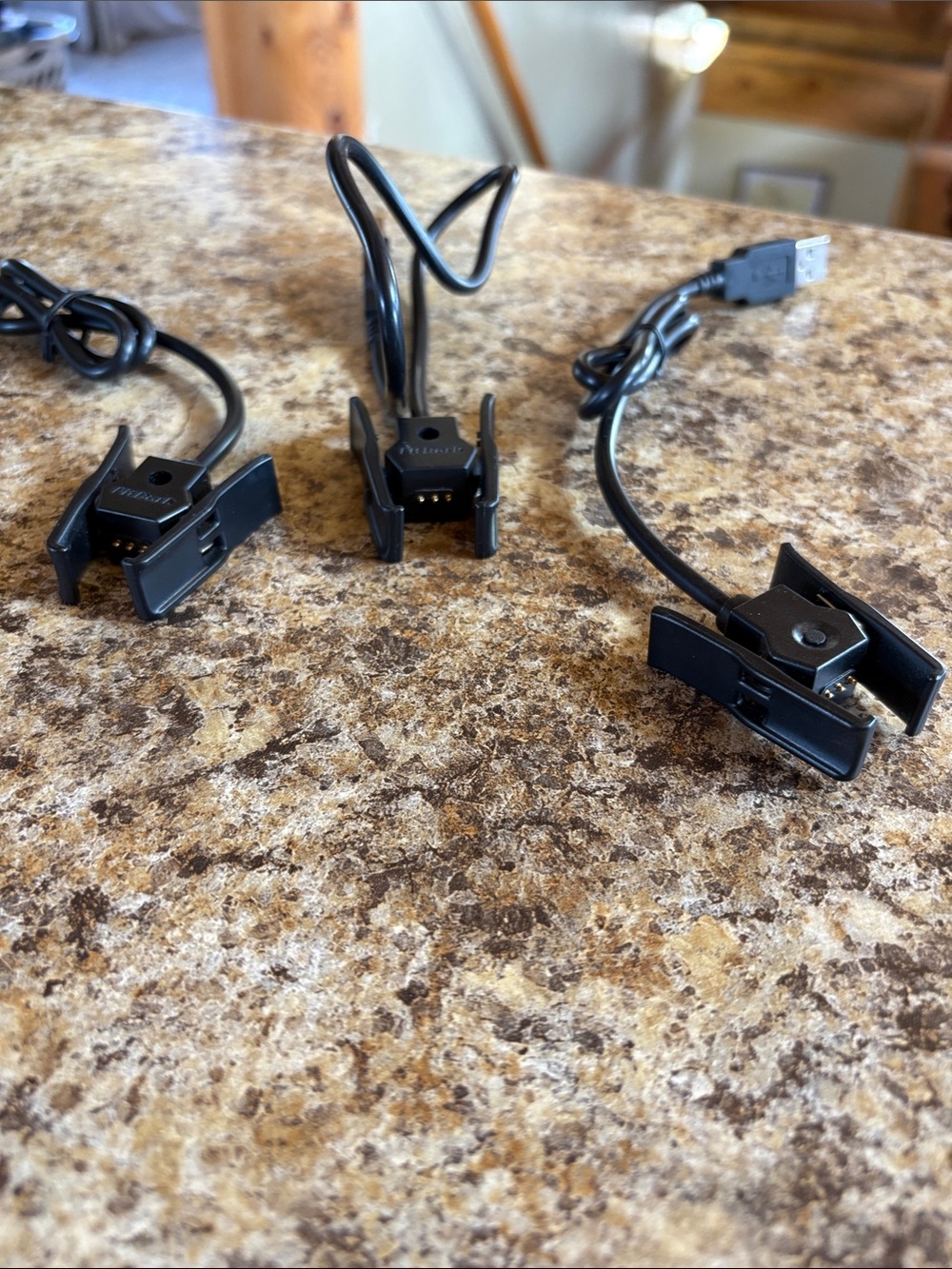 Fitbark Black USB Charging Clip Cables for Fitbark activity monitor